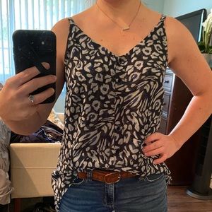 CAbi leopard print tank